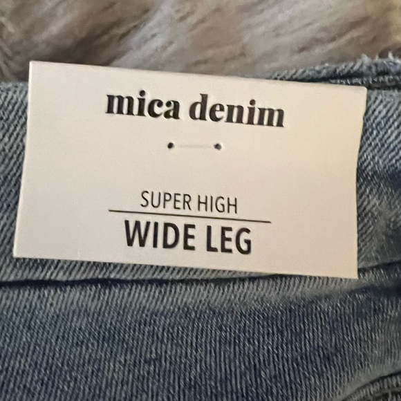 Mica Denim super High Wide Leg size 28 - Picture 6 of 6